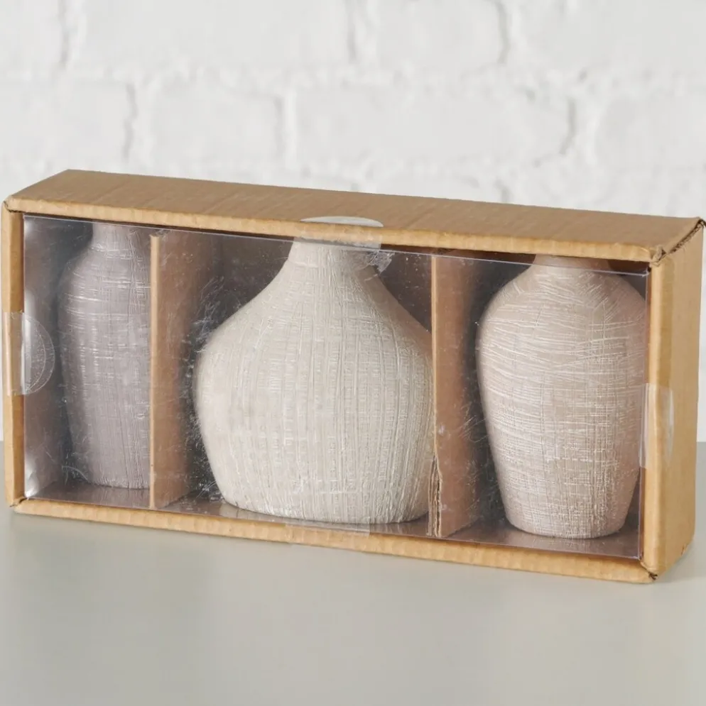 Boltze Vase Brisby 3er-Set
