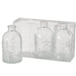 Boltze Vase Country Glas 3er