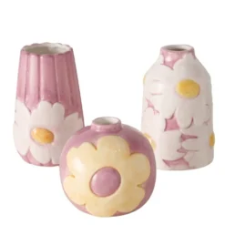 Boltze Vase Flores, 3er Set