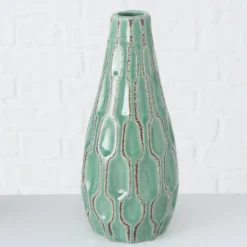 Boltze Vase Lenja 2er Set grün