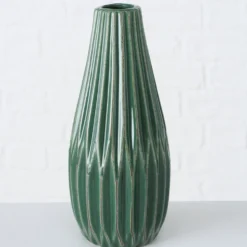 Boltze Vase Lenja 2er Set grün