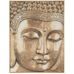 Boltze Wandbild Karuna Buddha Champagner