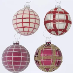 Boltze Weihnachtskugel Lingo 12er-Set