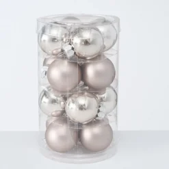 Boltze Weihnachtskugeln Ø 4 cm, 16 tlg