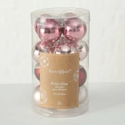 Boltze Weihnachtskugeln Ø 4 cm, 16 tlg