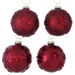 Boltze Weihnachtskugel Oriana 12er-Set