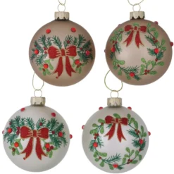 Boltze Weihnachtskugel Tradio 12er-Set