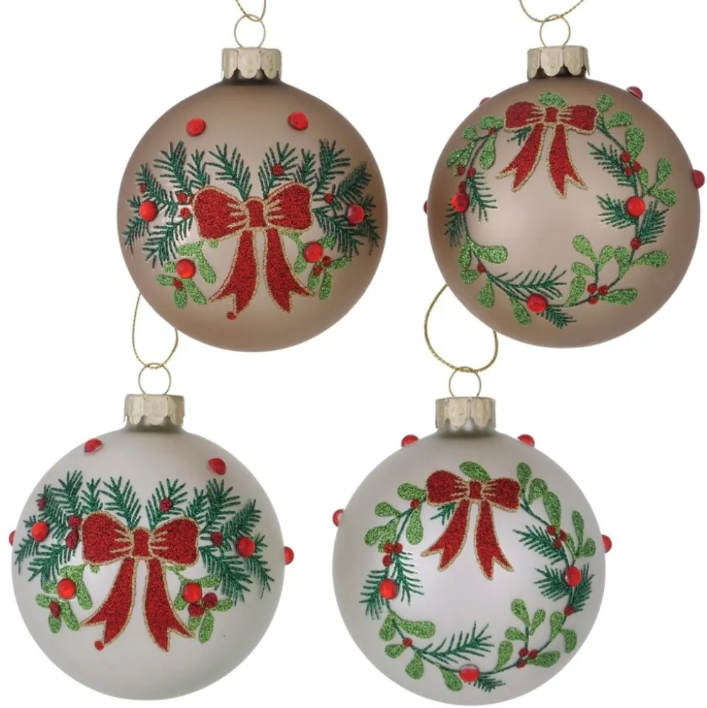 Boltze Weihnachtskugel Tradio 12er-Set