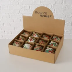 Boltze Weihnachtskugel Tradio 12er-Set