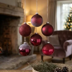 Boltze Weihnachtskugel Velia 12er-Set