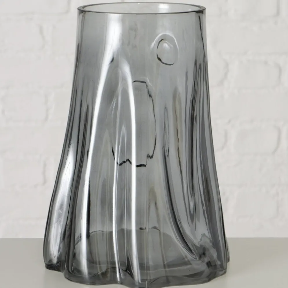 Boltze Windlicht Hubuha Grau 23 cm