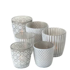 Boltze Windlicht Patty 6er-Set