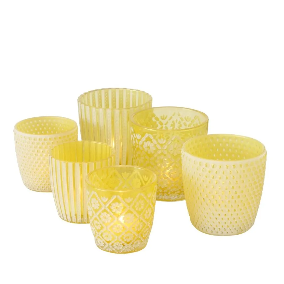 Boltze Windlicht Patty 6er-Set
