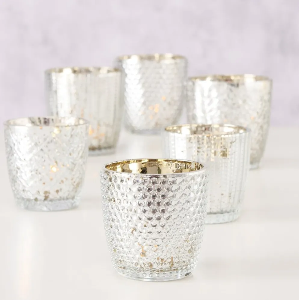 Boltze Windlicht Patty 6er-Set