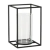 Boltze Windlicht Quantum Metall, Glas