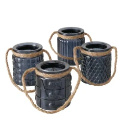 Boltze Windlicht Trax 4er Set