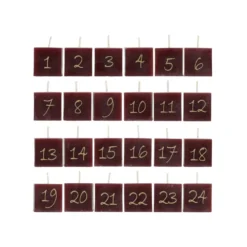 Chic Antique Adventskalender Kerzen 24 Stück