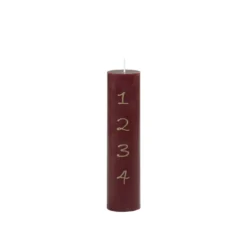Chic Antique Adventskerze mit Druck 1-4