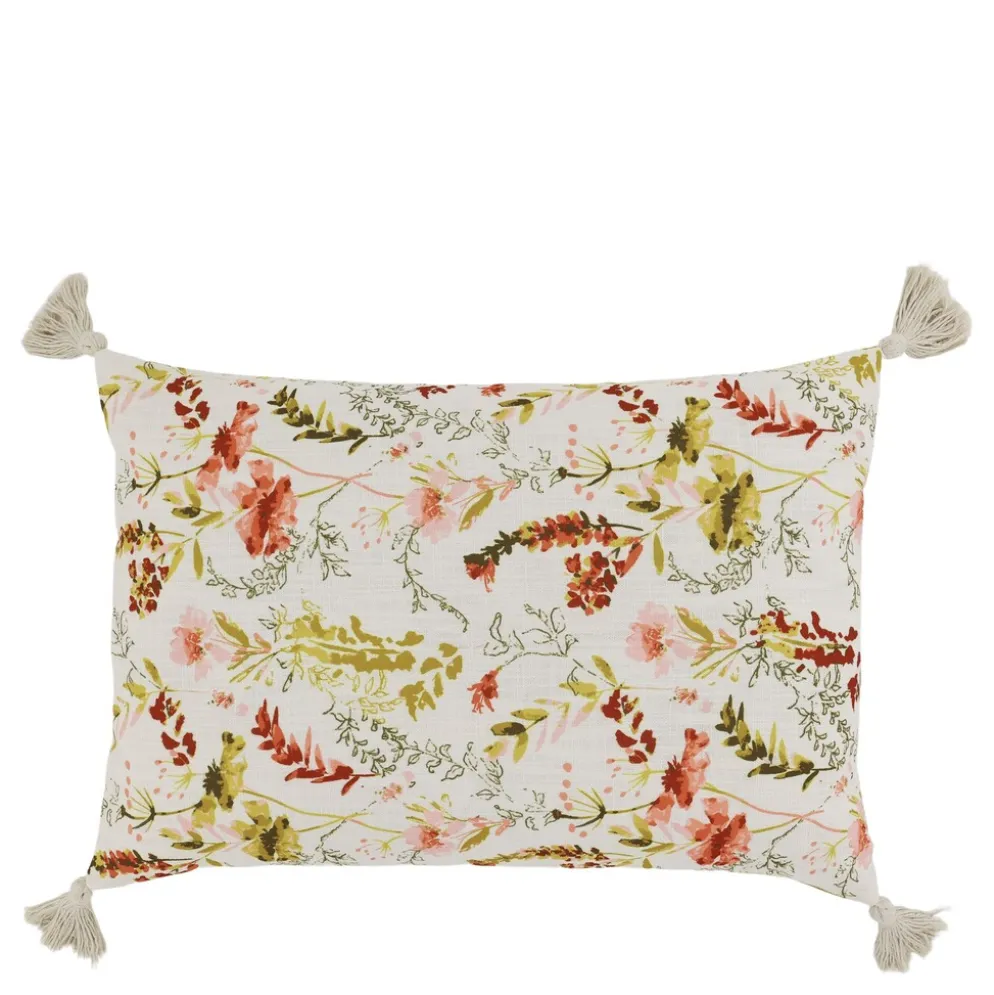 Chic Antique Aix Kissebezug mit Wildblumen und Quasten
