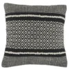 Chic Antique Aix Kissenbezug mit Muster Schwarz