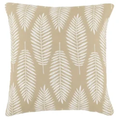Chic Antique Aix Kissenbezug mit Tropischen Blattmotiv