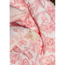 Chic Antique Aix Quilt Decke Paisley Rosa 180 x 130 cm