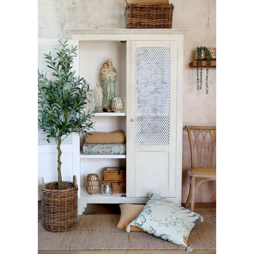Chic Antique Altfranzösischer Wäscheschrank