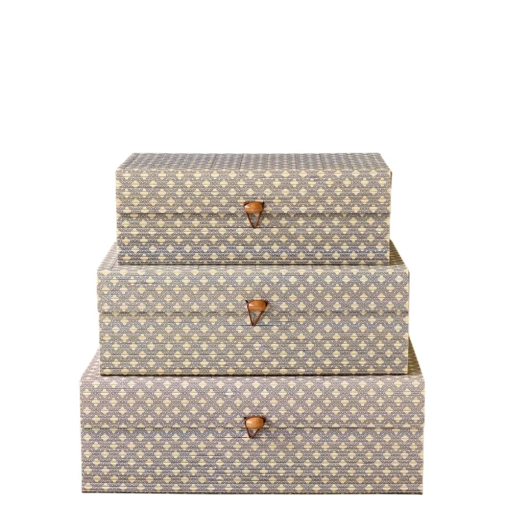 Chic Antique Amilly Schachteln aus Bambus 3er Set