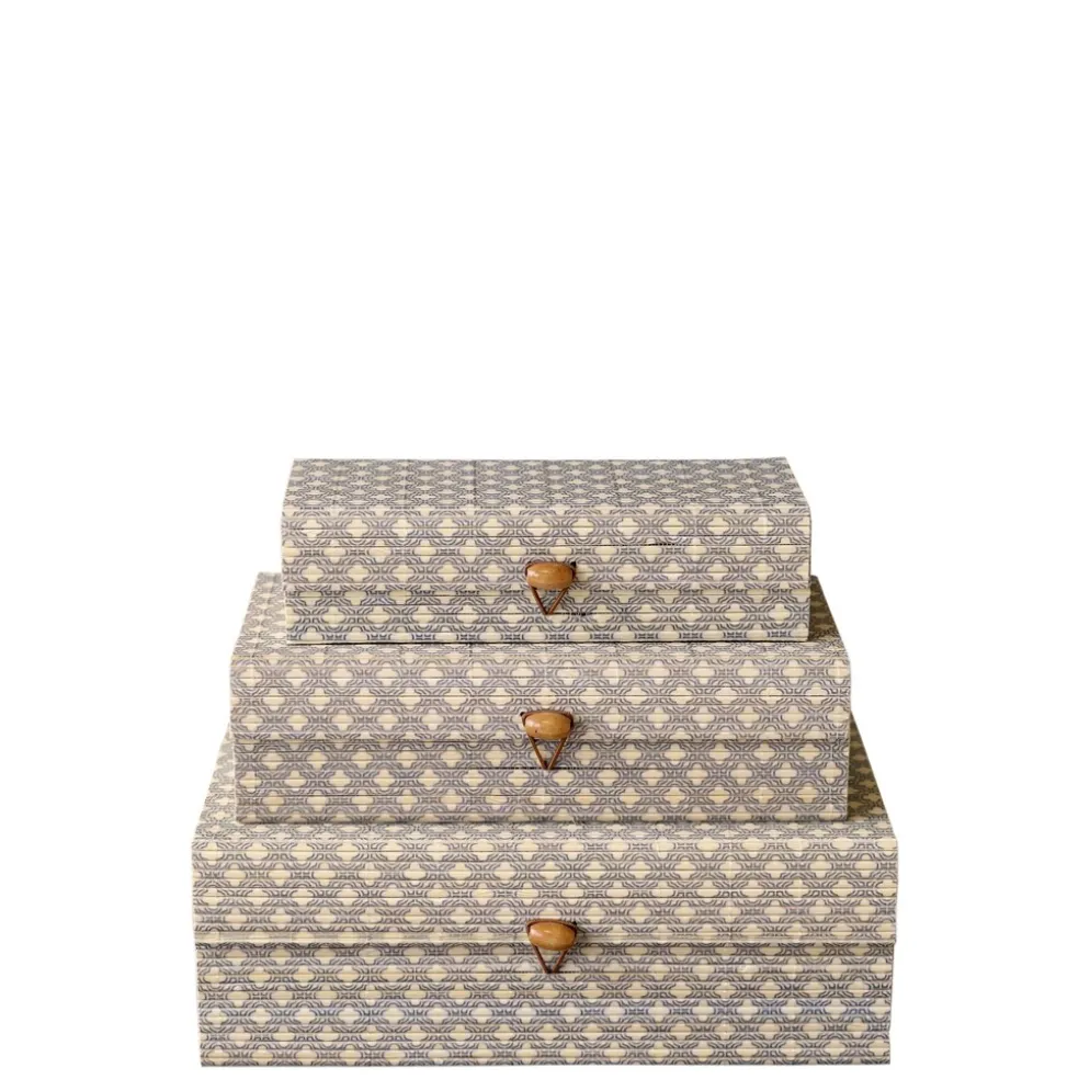 Chic Antique Amilly Schachteln aus Bambus 3er Set