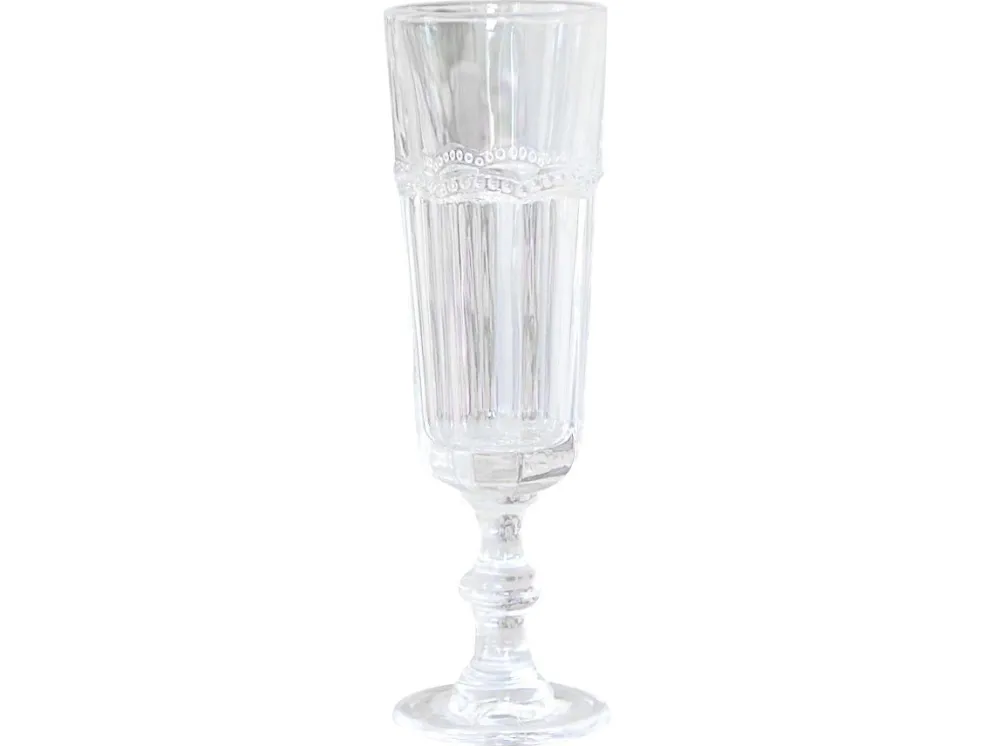 Chic Antique Antoinette Champagnerglas mit Perlenkante
