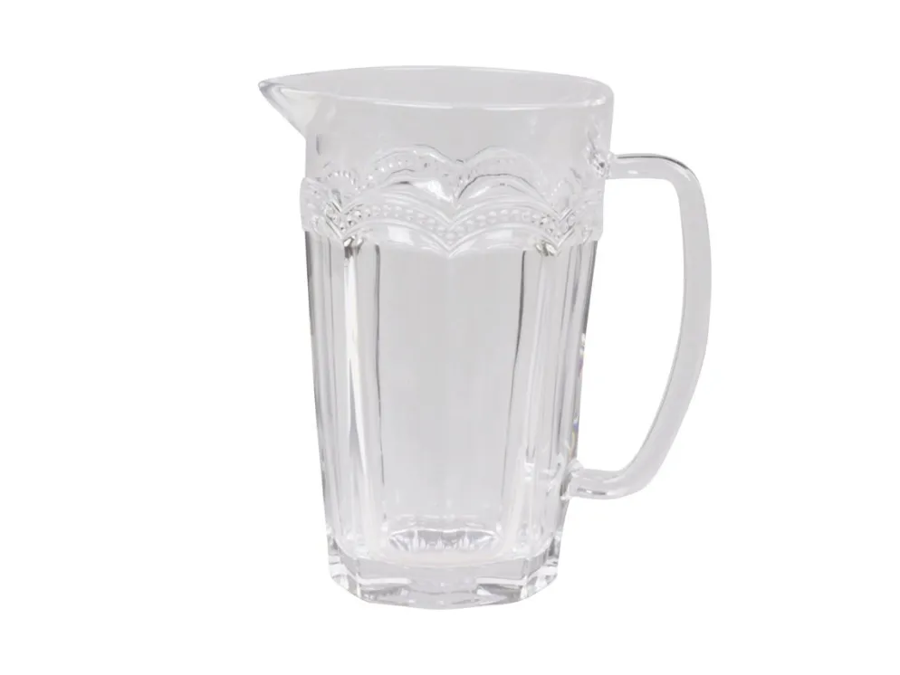 Chic Antique Antoinette Glas Kanne mit Perlenkante