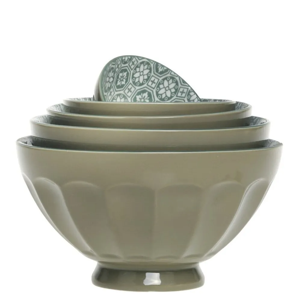 Chic Antique Ares Latteschüssel mit Muster im Set