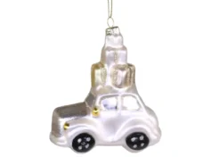 Chic Antique Auto mit Geschenken zum Aufhängen