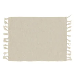 Chic Antique Baumwoll Platzdeckchen mit Fransen