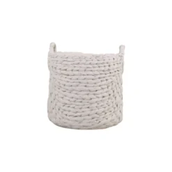 Chic Antique Übertopf Corte mit Flechtmuster und Henkel
