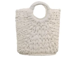 Chic Antique Übertopf Corte mit Flechtmuster und Henkel
