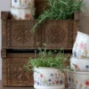 Chic Antique Übertopf Fleurville – Nostalgischer Blumentopf im Landhausstil