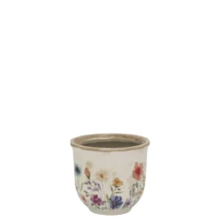 Chic Antique Übertopf Fleurville – Nostalgischer Blumentopf im Landhausstil