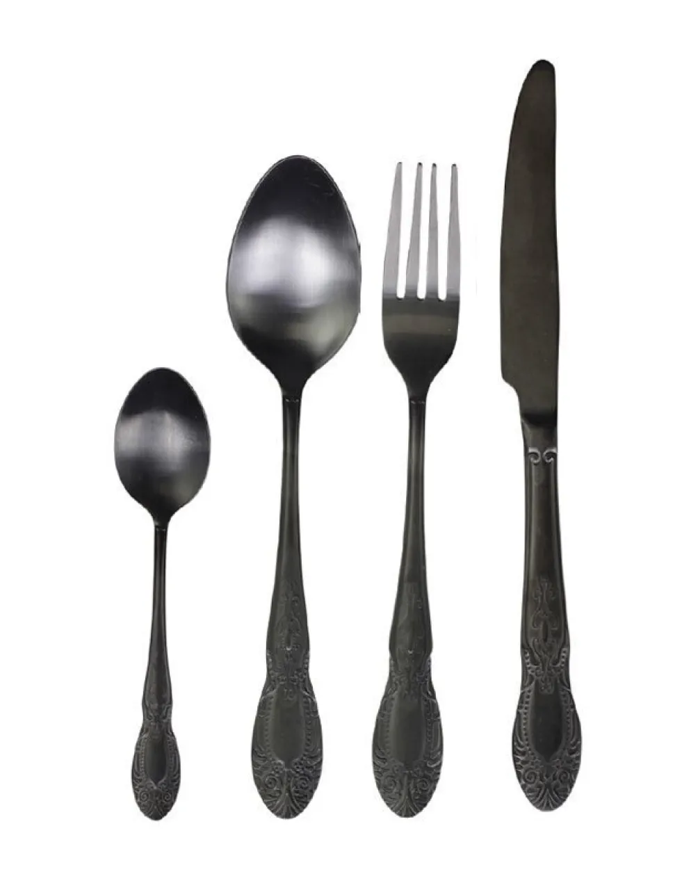 Chic Antique Besteck mit Dekor 4er Set