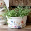 Chic Antique Breiter Keramik-Pflanztopf Fleurville