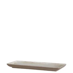 Chic Antique Cassis Tablett aus Melamin in Latte