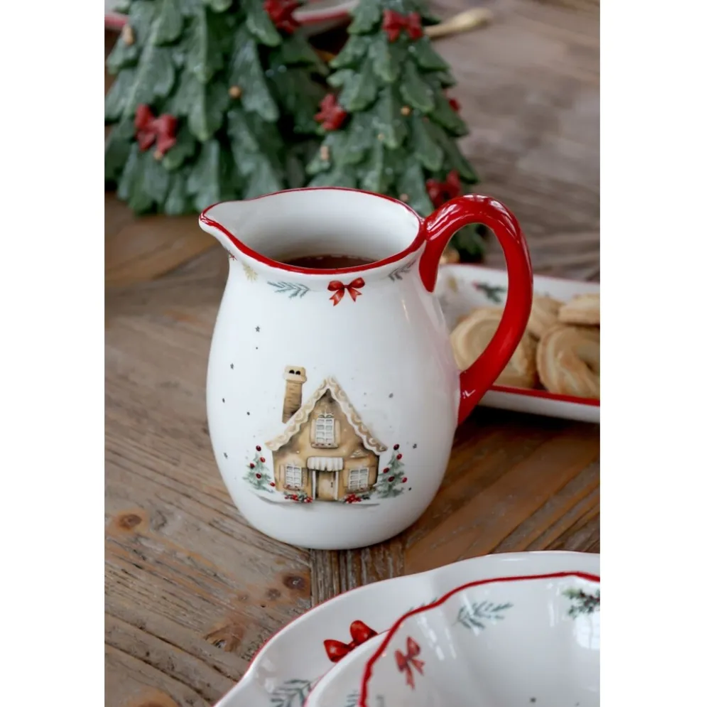 Chic Antique Chalet de Noël Kanne Weihnachten