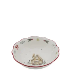 Chic Antique Chalet de Noël Kleine Schüssel Weihnachtsgeschirr