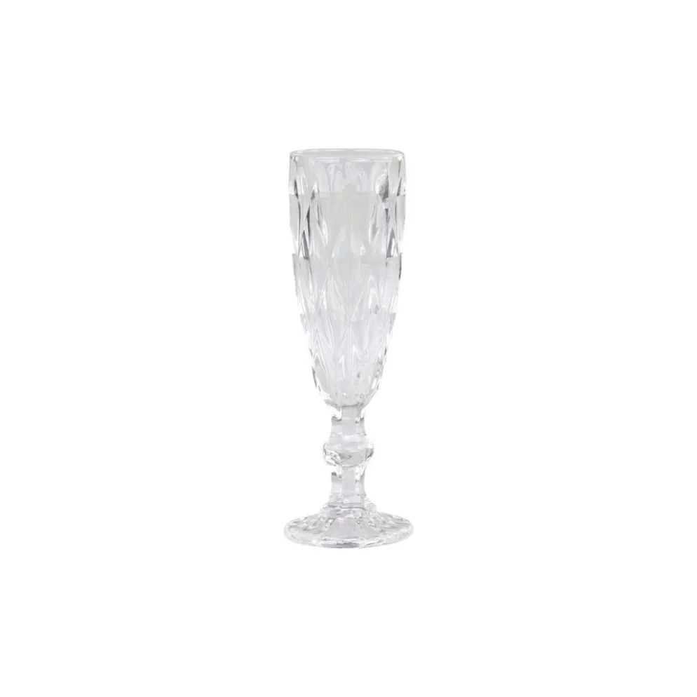 Chic Antique Champagnerglas mit Diamantenmuster