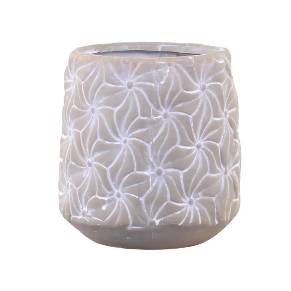 Chic Antique Colmar Blumentopf mit Blumenmuster