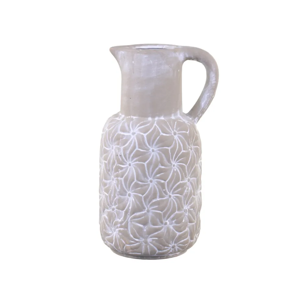 Chic Antique Colmar Kanne mit Blumenmotiv
