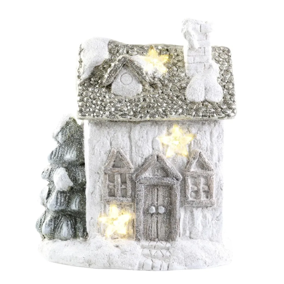 Chic Antique Deko Haus mit LED Stern