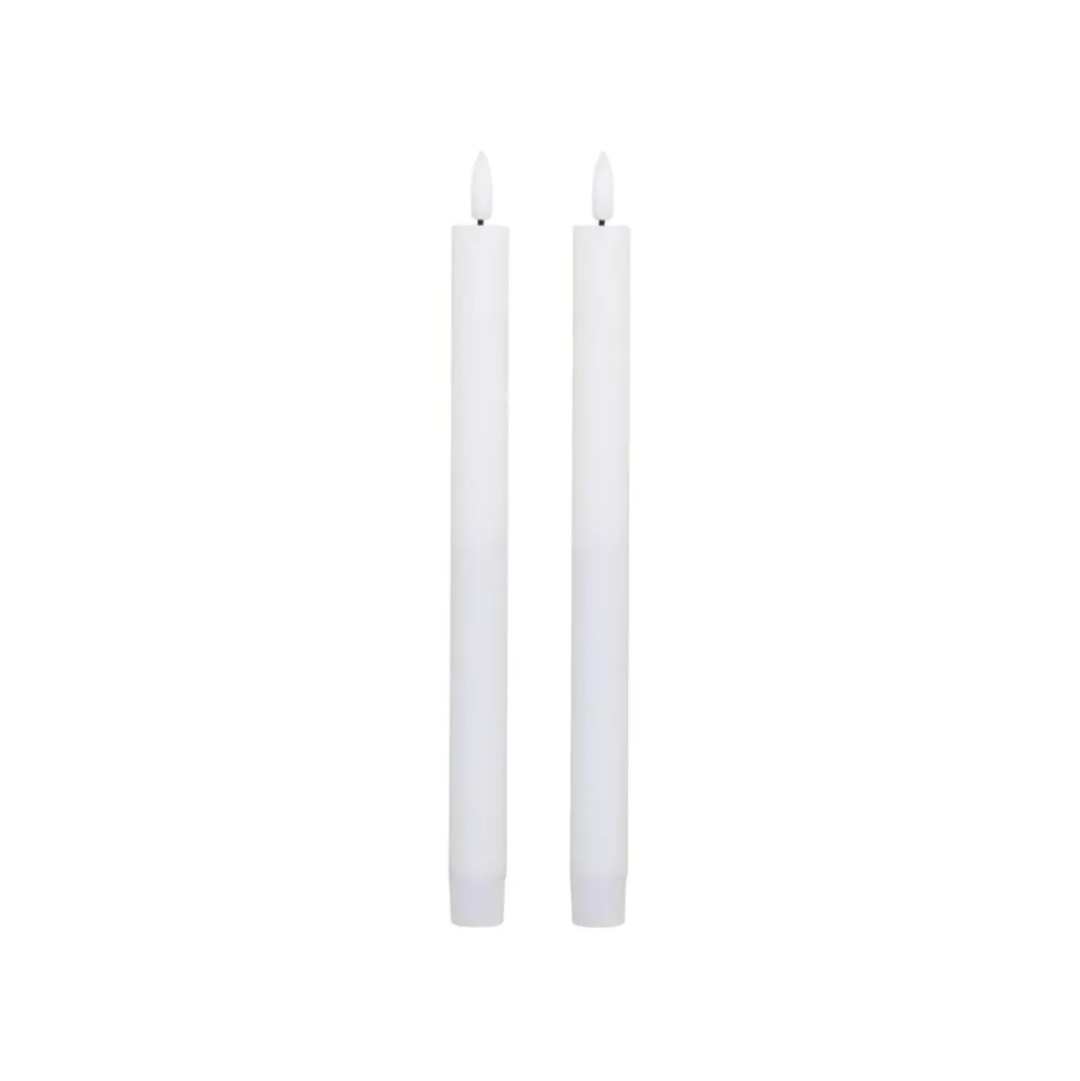 Chic Antique Dinnerkerze Stabkerze LED 2er