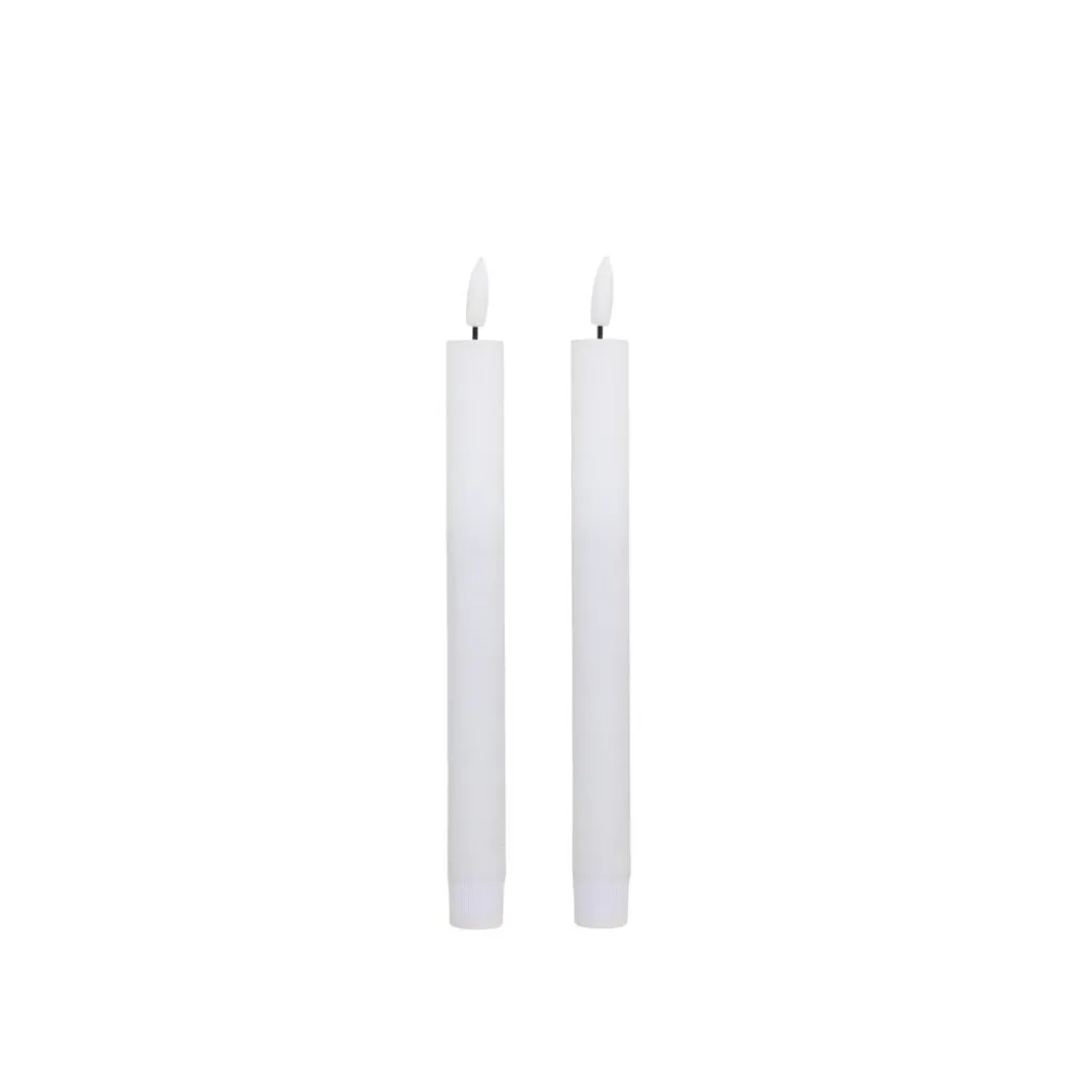 Chic Antique Dinnerkerze Stabkerze LED 2er