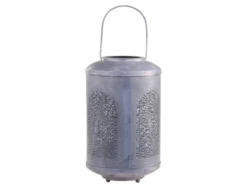 Chic Antique Eisenlaterne mit Muster